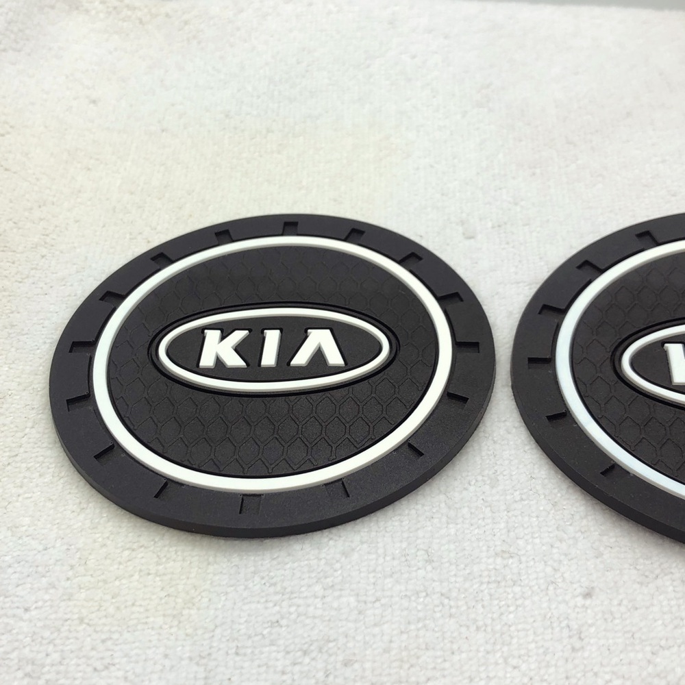 2 pack Kia car coasters
